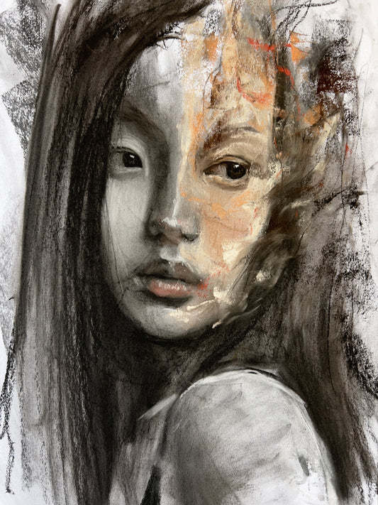 Feeling alone - Original Drawing
