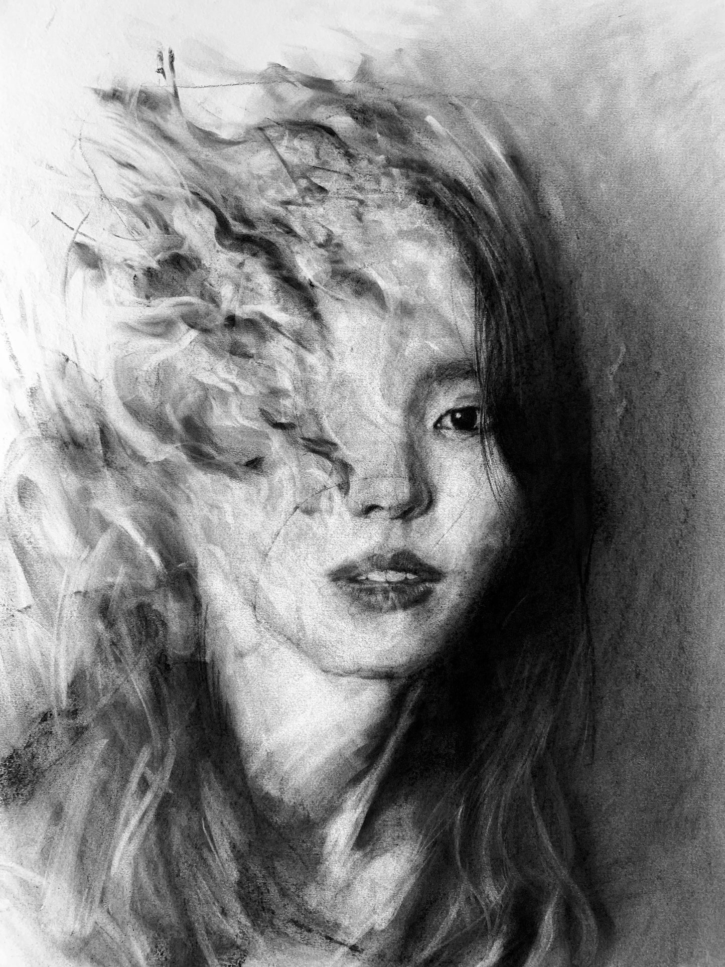 The pain of a broken family - Original Drawing