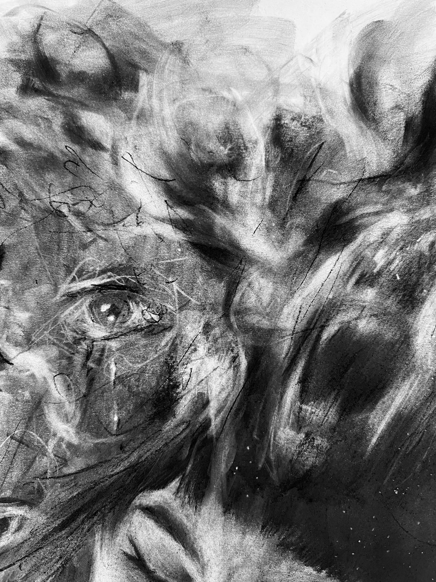 The weight of thoughts - Original Drawing