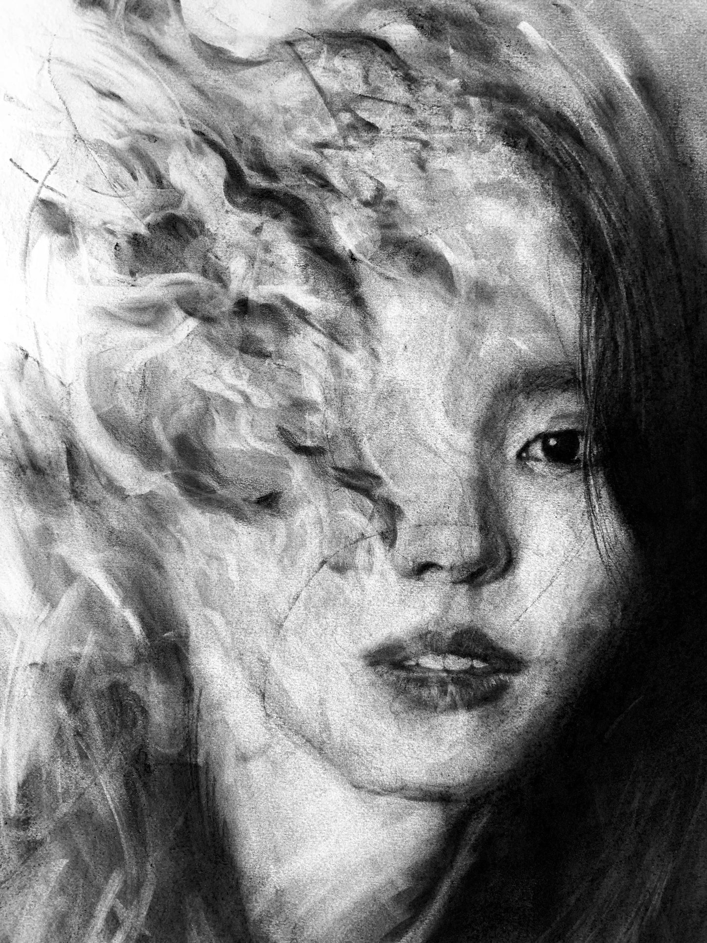 The pain of a broken family - Original Drawing