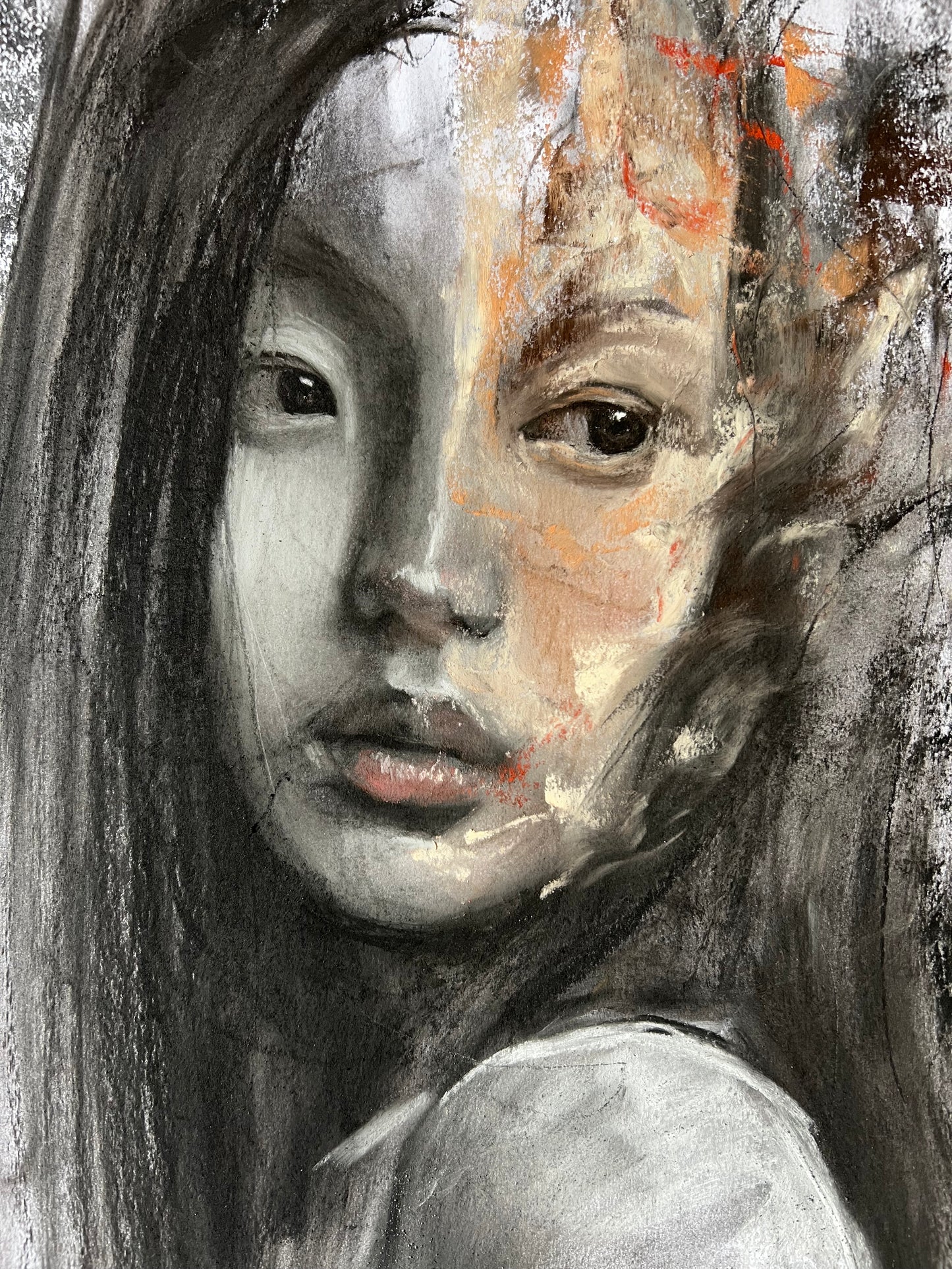 Feeling alone - Original Drawing