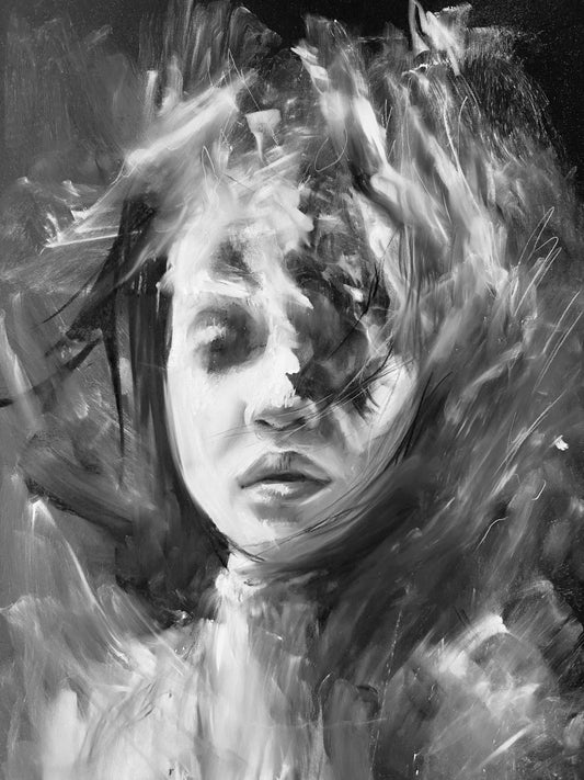 Memories of the past that destroy the future - Original Drawing