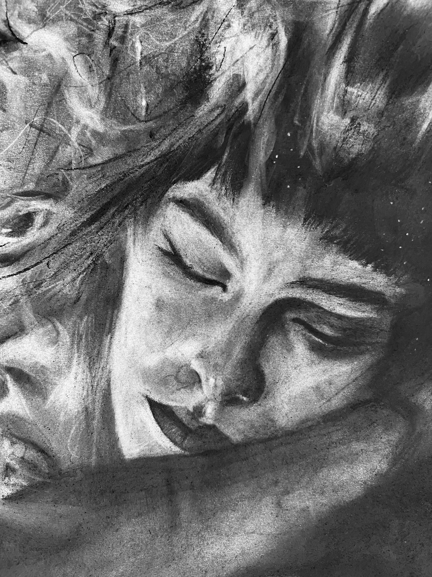 The weight of thoughts - Original Drawing
