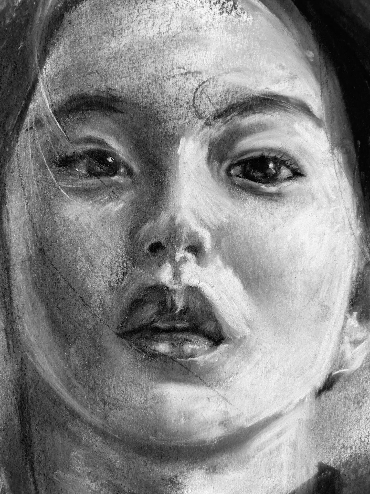 Saving the family that remains - Original Drawing