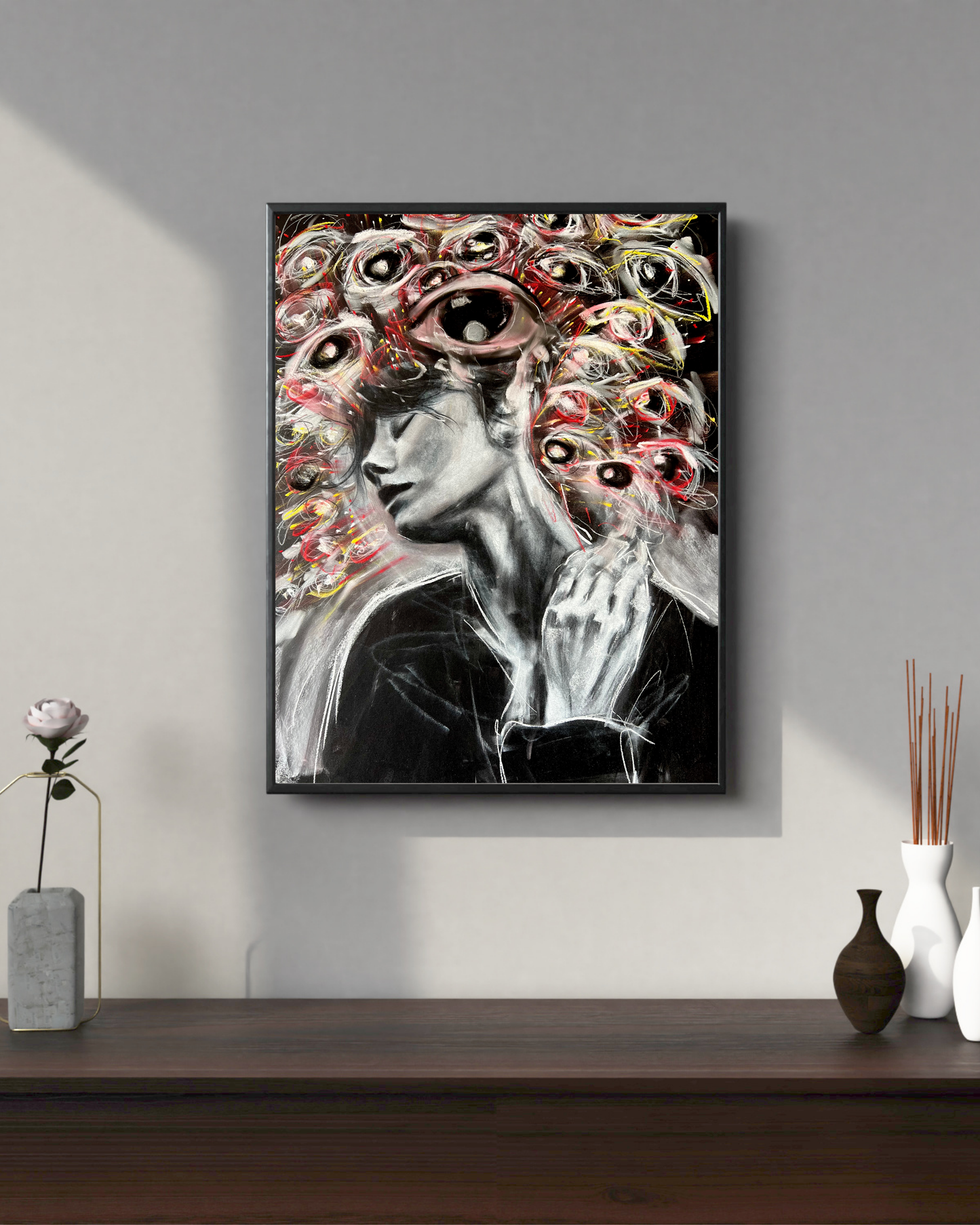 Social anxiety - Original Drawing