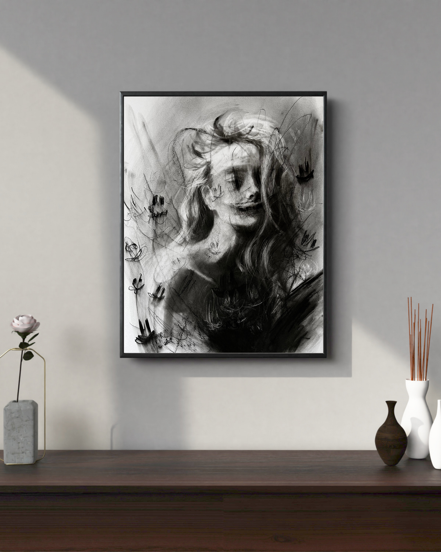 I had the worst childhood because of you - Original Drawing