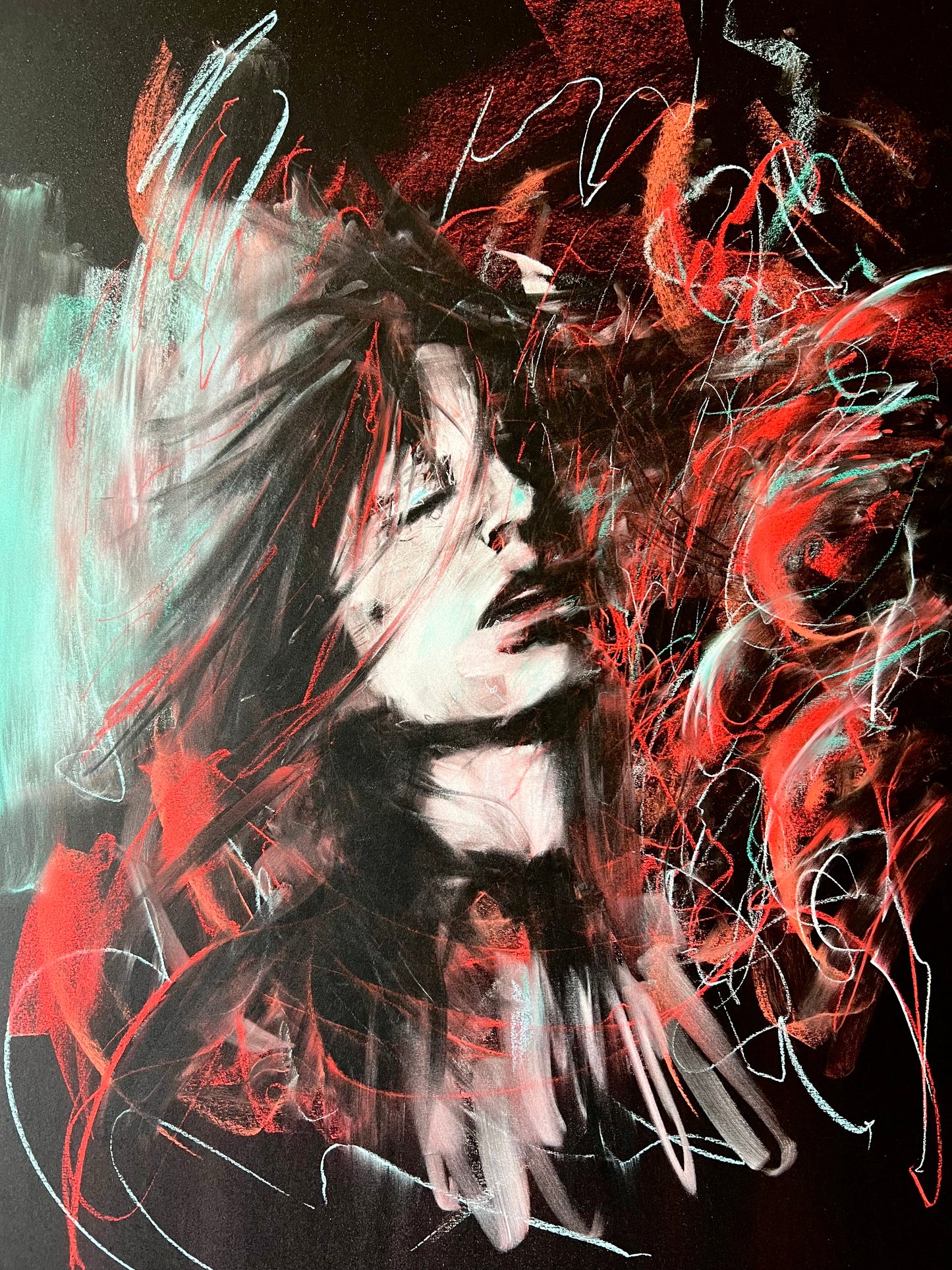 I just wanted a happy life - Original Drawing