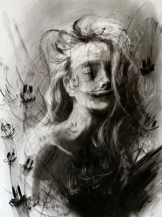 I had the worst childhood because of you - Original Drawing