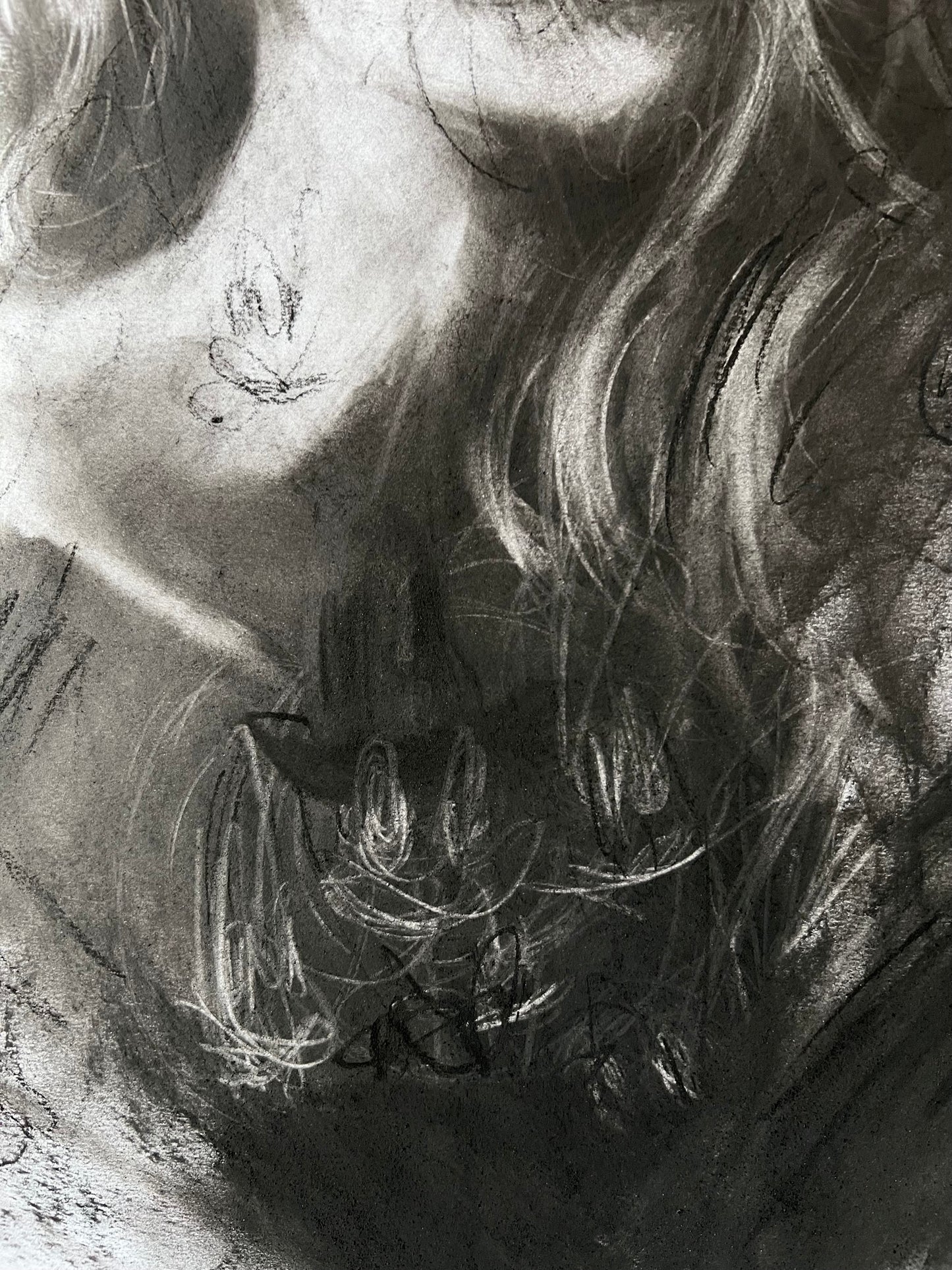 I had the worst childhood because of you - Original Drawing